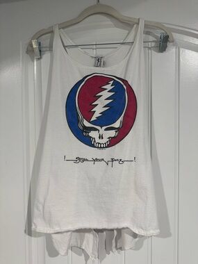 Upcycled Grateful Dead Tank w/ Open Back